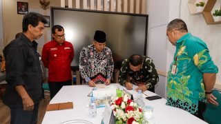 Jambi-Sumbar Sepakat Bangun Tugu Batas Baru