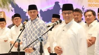Ditanya Penentuan Bacawapres Anies Saat Bukber di Nasdem, AHY: Bawa Semangat Perubahan dan Perbaikan