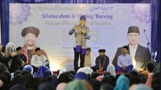 Disambut Ribuan Santri, AHY: Ponpes Benteng NKRI dan Bhinneka Tunggal Ika