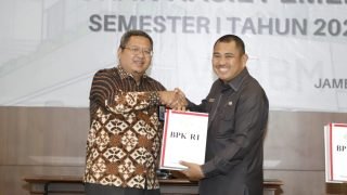 Diterima Bupati H. Mashuri, Pemda Bungo Raih Opini WTP dari BPK RI Keempat Beruntun