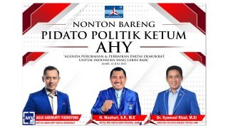 Besok, Demokrat Gelar Pidato Politik AHY, Tawarkan 14 Agenda Perubahan dan Perbaikan Indonesia