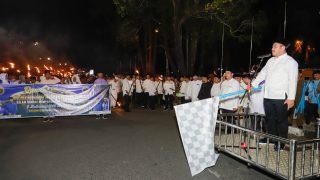 Hamas Bersama Ribuan Masyarakat Bungo Pawai Obor dan Zikir Bersama Sambut 1 Muharram 1445 Hijriah