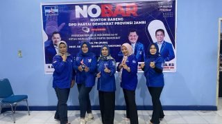 Demokrat Jambi Nobar Spesial Interview SBY Warung Dani dan Kantor Demokrat