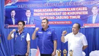 Beri Pembekalan Bacaleg, Hamas Optimis Demokrat Tanjabtim Raih Satu Fraksi Penuh