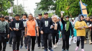 Ribuan Masyarakat Ikut Jalan Sehat MW KAHMI Provinsi Jambi