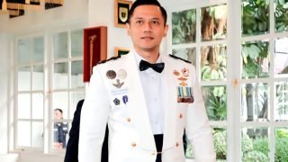 Hadiri Upacara Parade Senja di Kemhan, AHY: Tradisi Yang Baik, Tentu Kita Lanjutkan