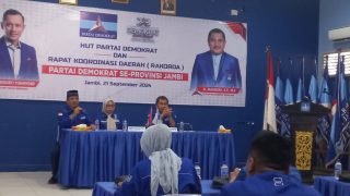 HUT Demokrat ke 23, Hamas Pimpin Deklarasi Blue Women