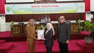 Wakil Bupati Bungo Hadiri Rapat Paripurna Nota Kesepakatan Rancangan KUA Dan Rancangan PPAS Tahun Anggaran 2025