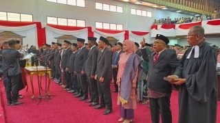 Bupati Mashuri Hadiri Pelantikan Dan Pengambilan Sumpah 35 Anggota DPRD Bungo Yang Terpilih, Berikut Nama-nama nya