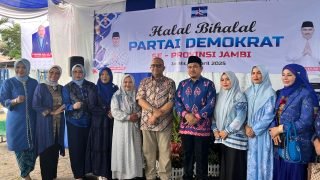 Wasekjend DPP Hadiri Halal Bi Halal DPD Demokrat Jambi